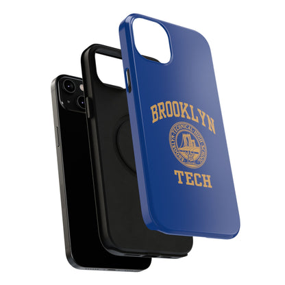 Brooklyn Tech Classic Logo - Impact-Resistant Phone Cases - Iphone Or Samsung - Navy