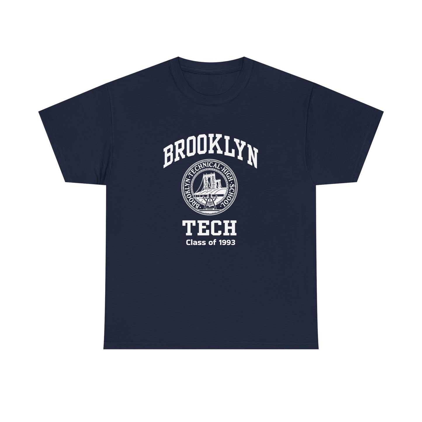 Brooklyn Tech Classic Logo - Men's Heavy Cotton T-Shirt - Class of 1993