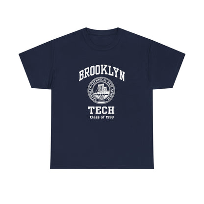 Brooklyn Tech Classic Logo - Men's Heavy Cotton T-Shirt - Class of 1993