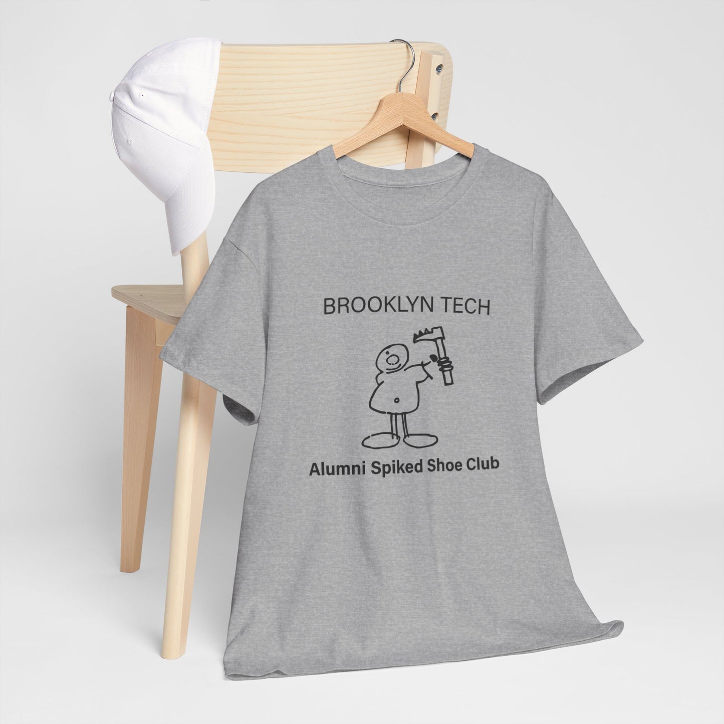 Brooklyn Tech "Alumni Spiked Shoe Club" Heavy Cotton T-Shirt