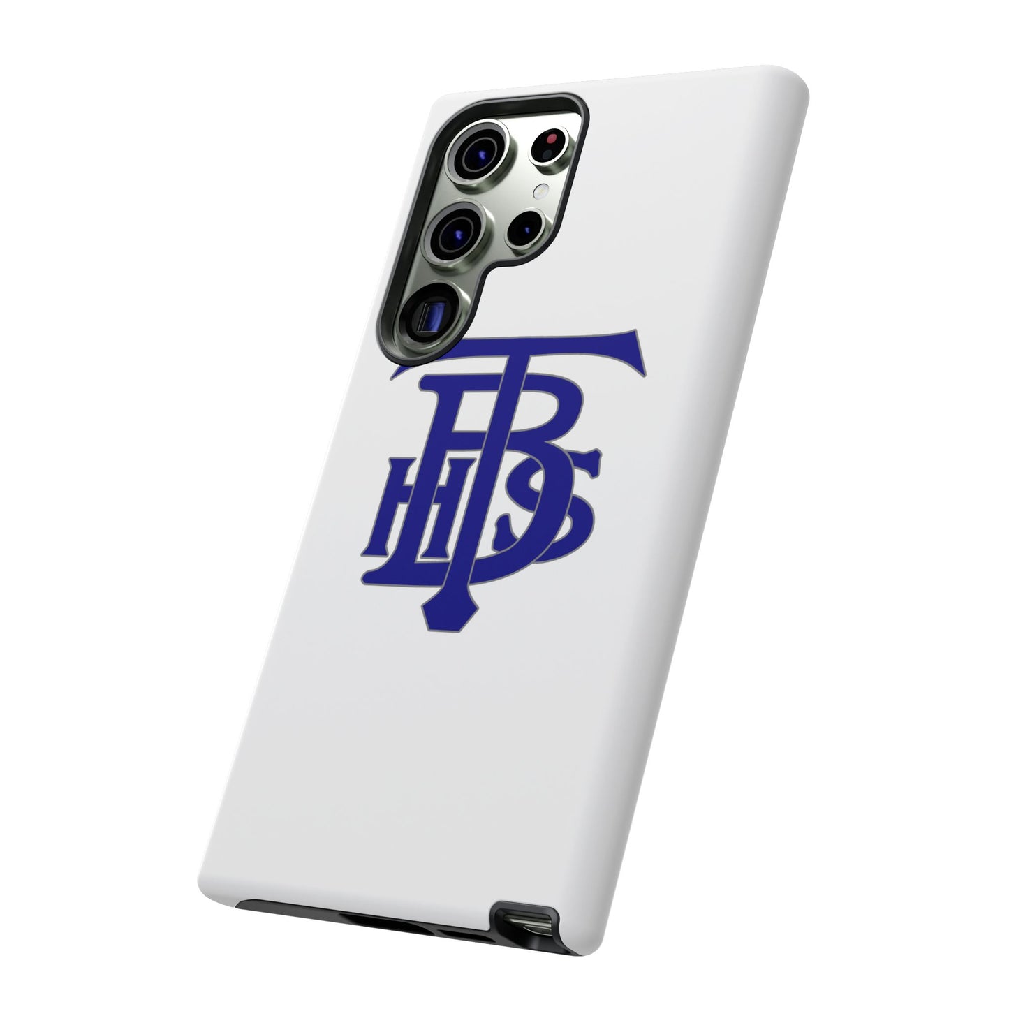 Stacked Logo - Tough Phone Cases - White