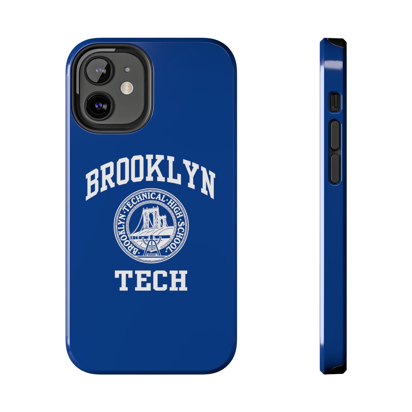 Brooklyn Tech Classic Logo - Tough Phone Cases - Navy