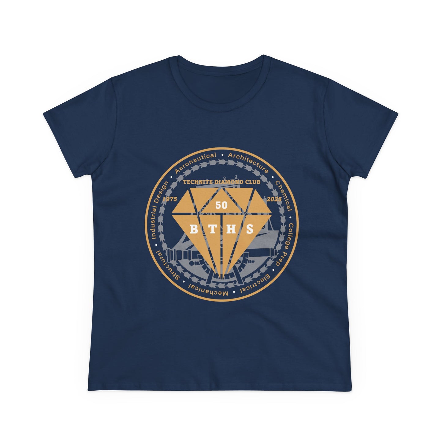 Class Of 1975 Commemorative Women's Midweight Cotton T-Shirt