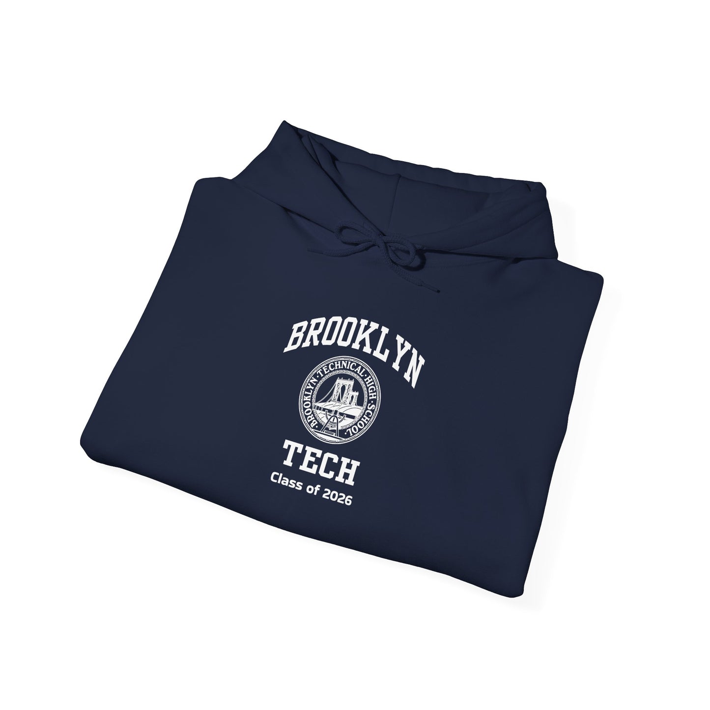 Brooklyn Tech Classic Logo - Men's Heavy Blend™ Hooded Sweatshirt - Class of 2026