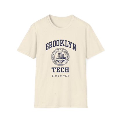 Class of 1972 - Classic Logo with Brooklyn Tech - Gildan Softstyle T-Shirt