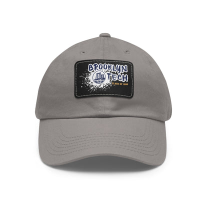 Class Of 1990 Commemorative Hat With Leather Patch (rectangle) - Gold Font