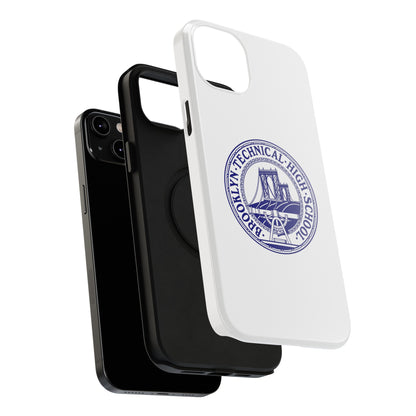 Classic Tech Logo - Impact-Resistant Phone Cases - Iphone Or Samsung - White