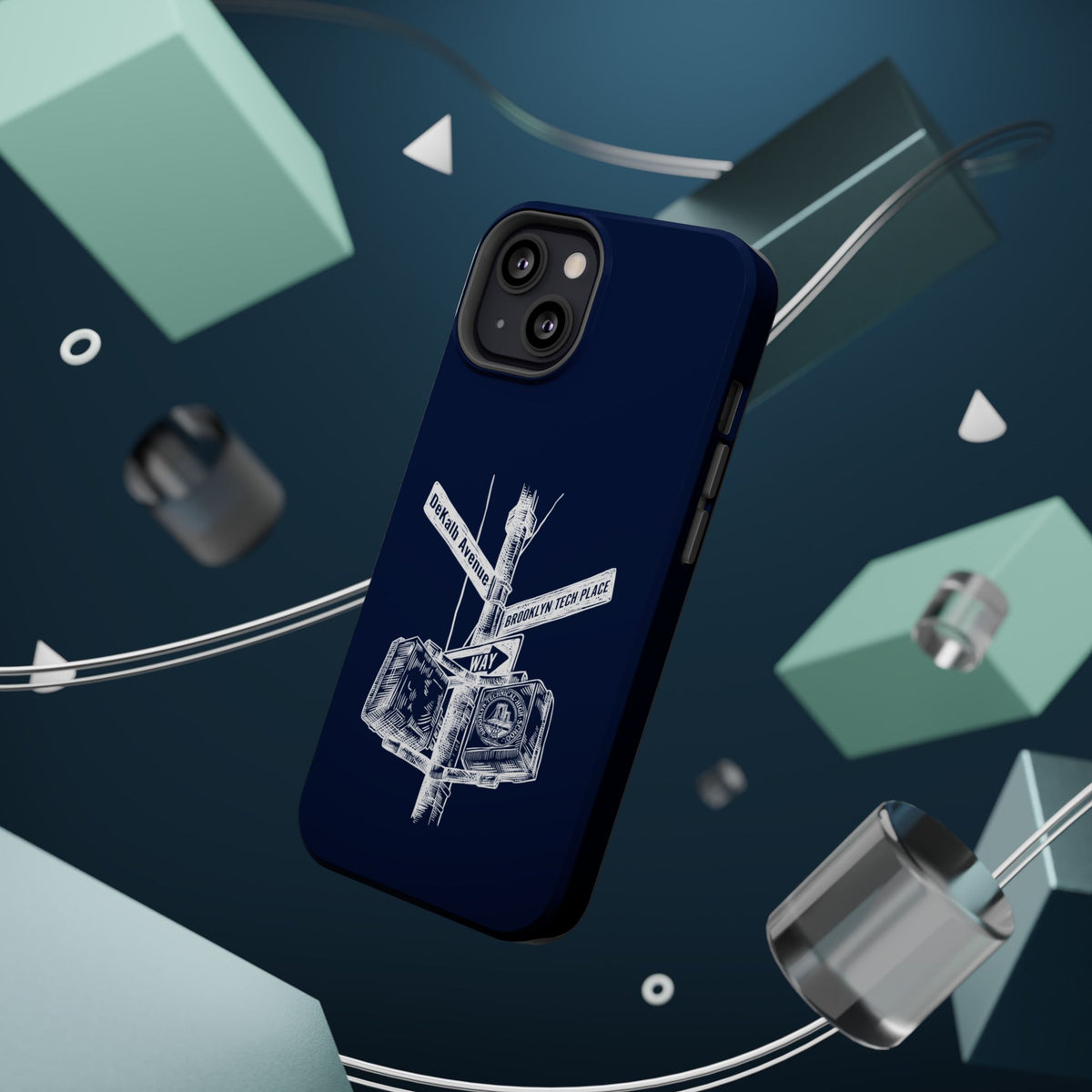 Dekalb Avenue & Brooklyn Tech Pl Magnetic Phone Case