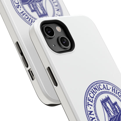 Classic Tech Seal - Impact-Resistant Phone Cases - Iphone Or Samsung - White