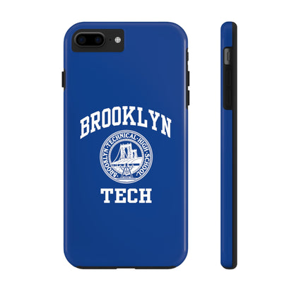 Brooklyn Tech Classic Logo - Tough Phone Cases - Navy