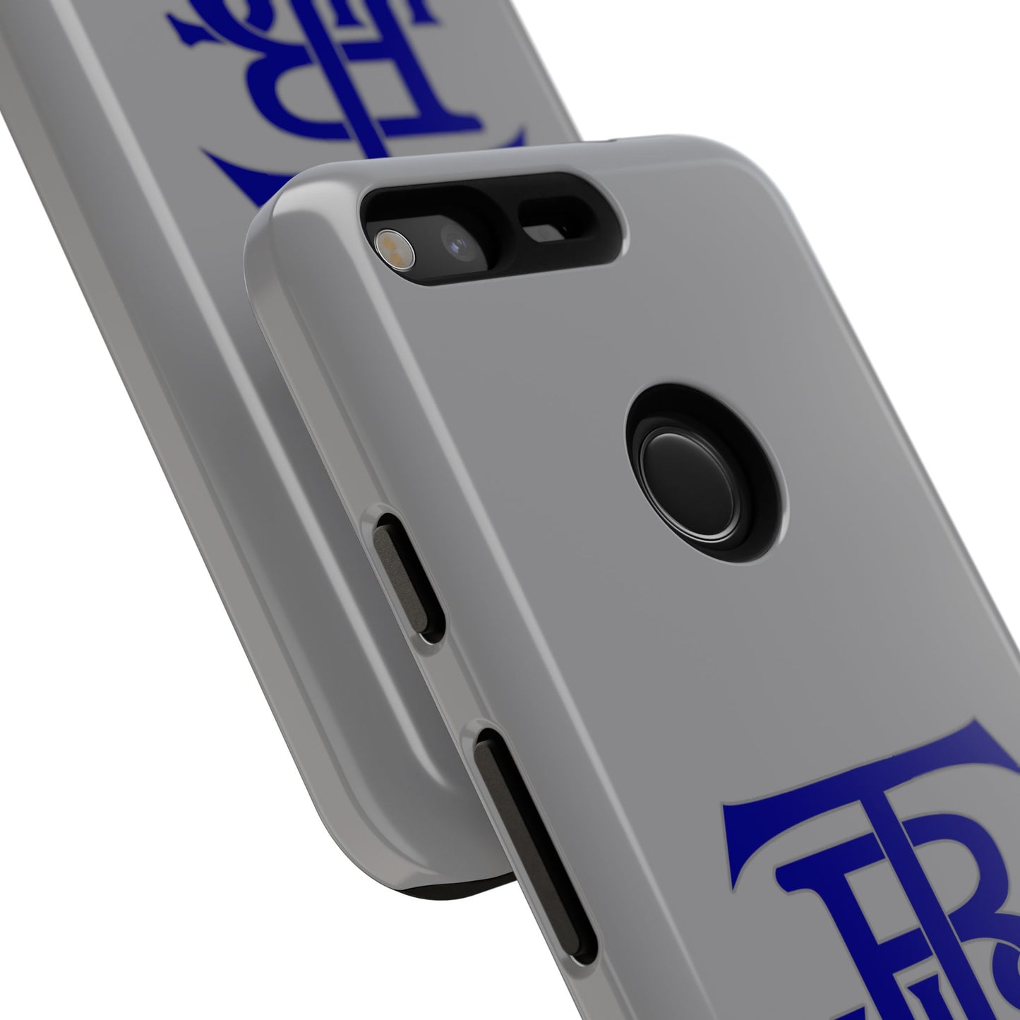 Stacked Logo - Tough Phone Cases - Gray - Google phones