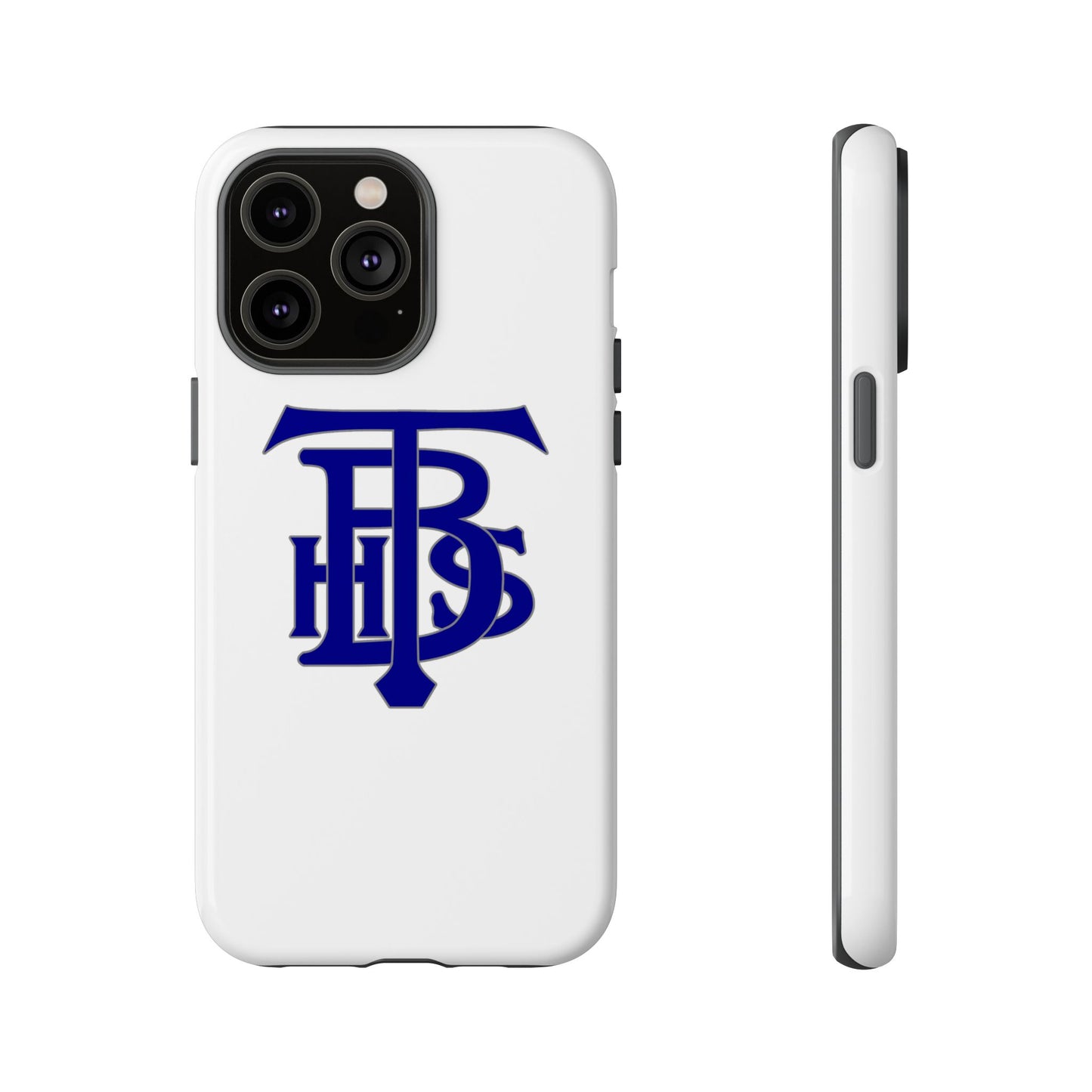 Stacked Logo - Tough Phone Cases - White