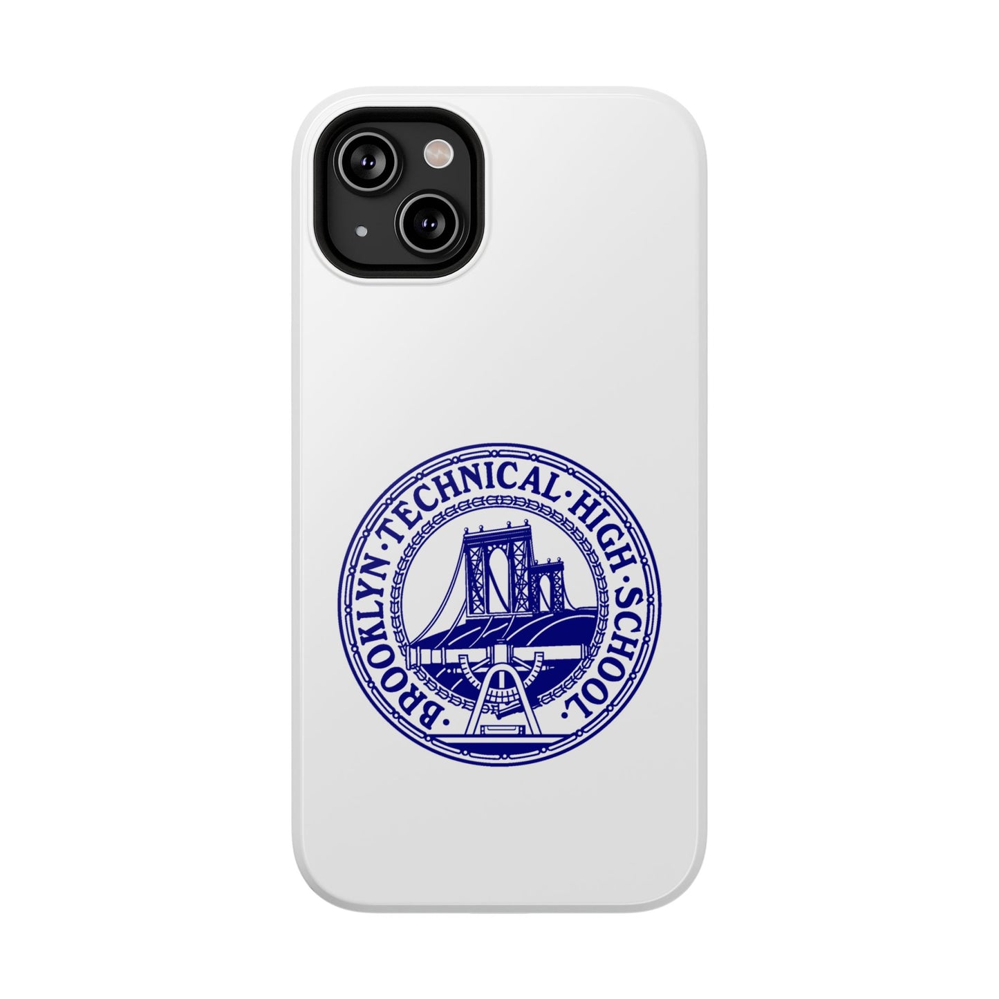 Classic Tech Seal - Impact-Resistant Phone Cases - Iphone Or Samsung - White