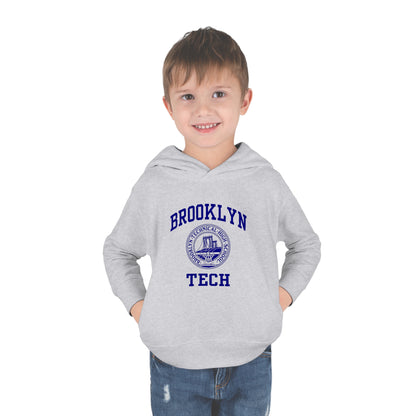 Family - Classic Brooklyn Tech Logo - Toddler Pullover Fleece Hoodie