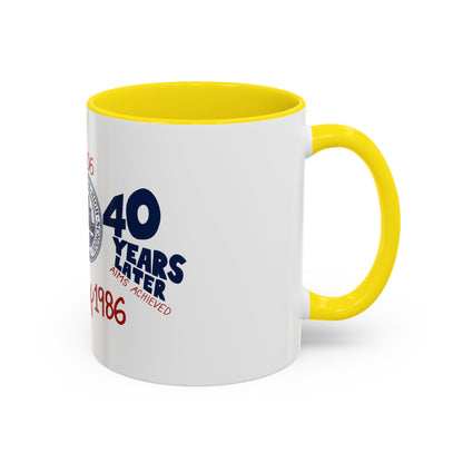 Class of 1986 Coffee Mug with navy handle (11oz, 15oz)