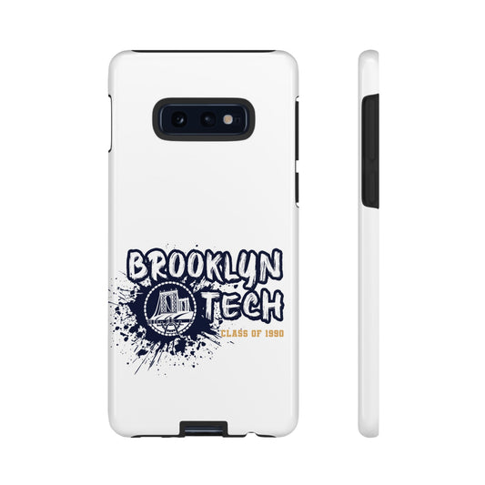 Class Of 1990 Commemorative Tough Cases - Apple & Samsung Only - Gold Font On White Background