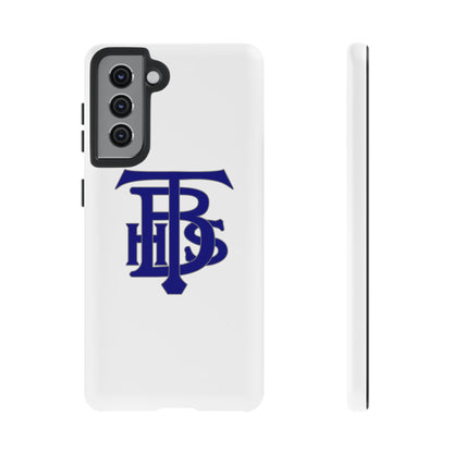 Stacked Logo - Tough Phone Cases - White