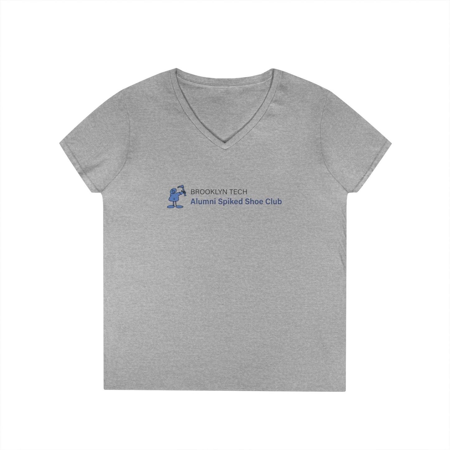 Brooklyn Tech Alumni Spiked Shoe Club Ladies' V-Neck T-Shirt