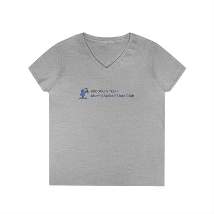 Brooklyn Tech Alumni Spiked Shoe Club Ladies' V-Neck T-Shirt