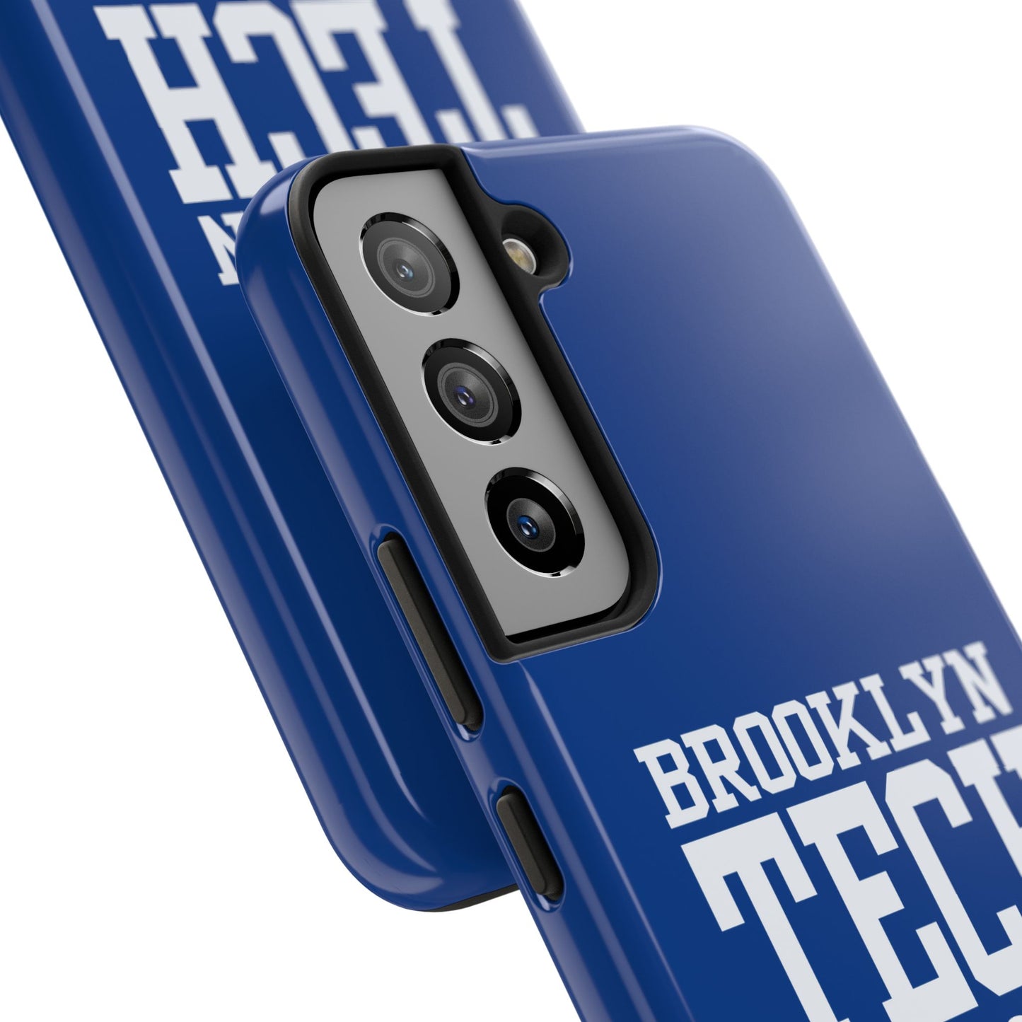 Brooklyn Tech Class of 1995 Tough Phone Case - Blue with white graphics