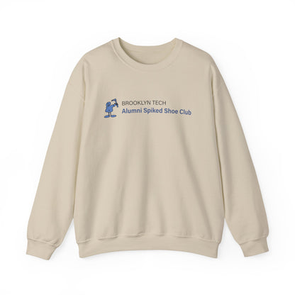 Brooklyn Tech Alumni Spiked Shoe Club Crewneck Sweatshirt - Rectangular Logo