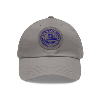 Classic Tech Logo - Hat with Leather Patch (Round)