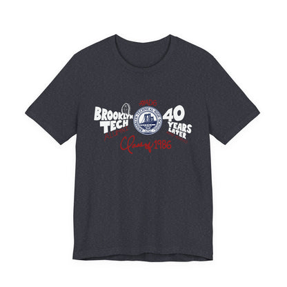 Class of 1986 Commemorative T-Shirt Unisex Jersey Short Sleeve T-Shirt