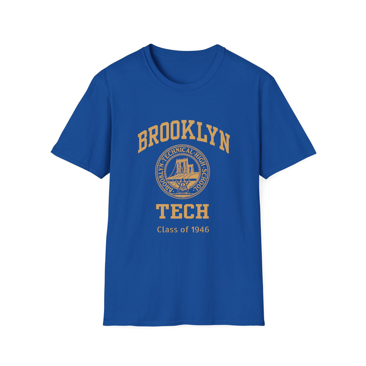 Class of 1946 - Classic Logo with Brooklyn Tech - Gildan Softstyle T-Shirt