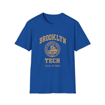 Class of 1946 - Classic Logo with Brooklyn Tech - Gildan Softstyle T-Shirt