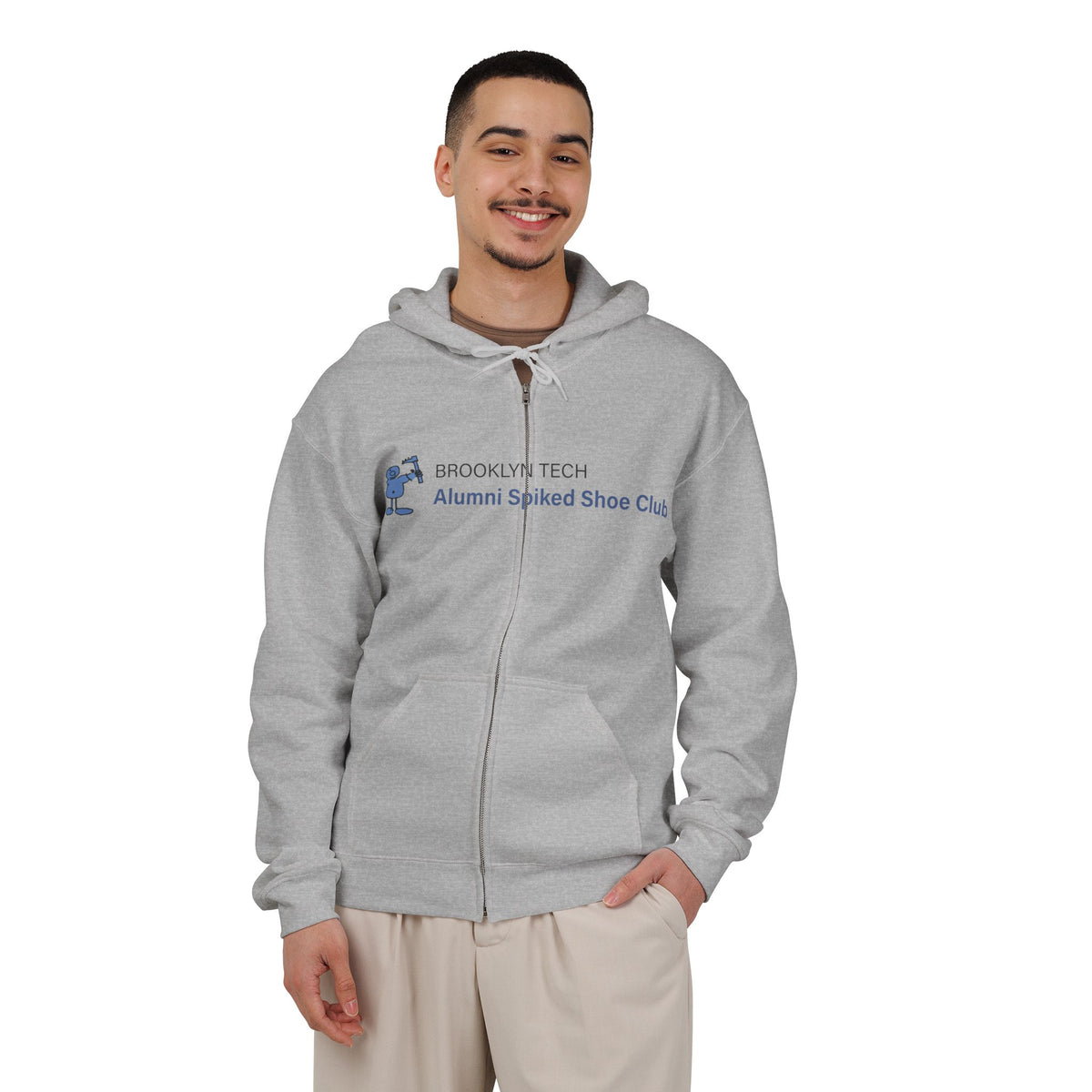 Brooklyn Tech Alumni Spikers Shoe Club Zip Hoodie