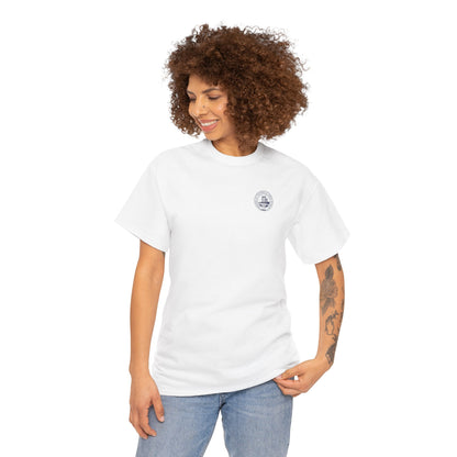 Classic Tech Logo on left chest - Men's Heavy Cotton T-Shirt
