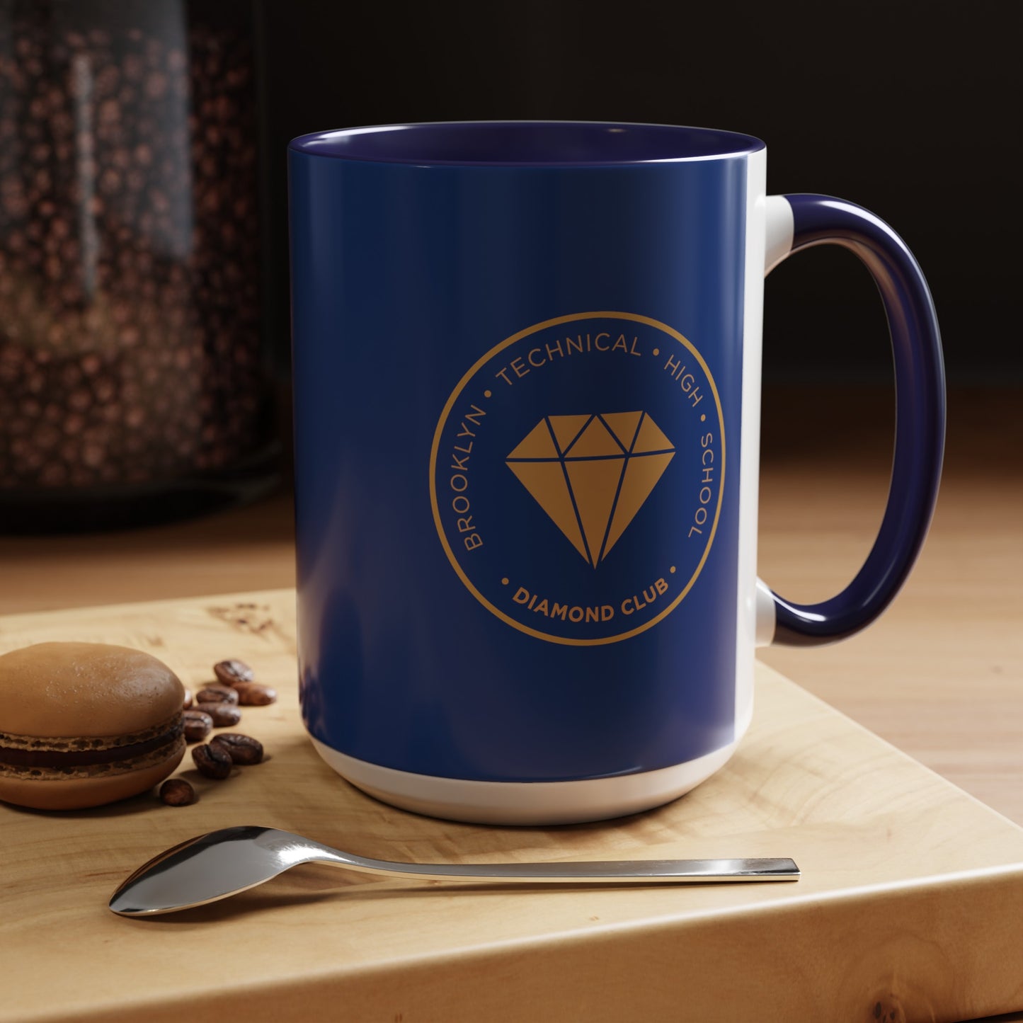 Diamond Club - Accent Mug - Navy/gold