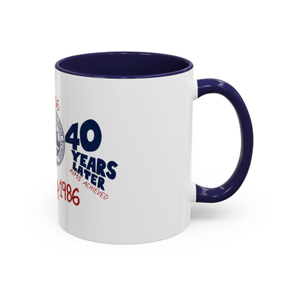 Class of 1986 Coffee Mug with navy handle (11oz, 15oz)