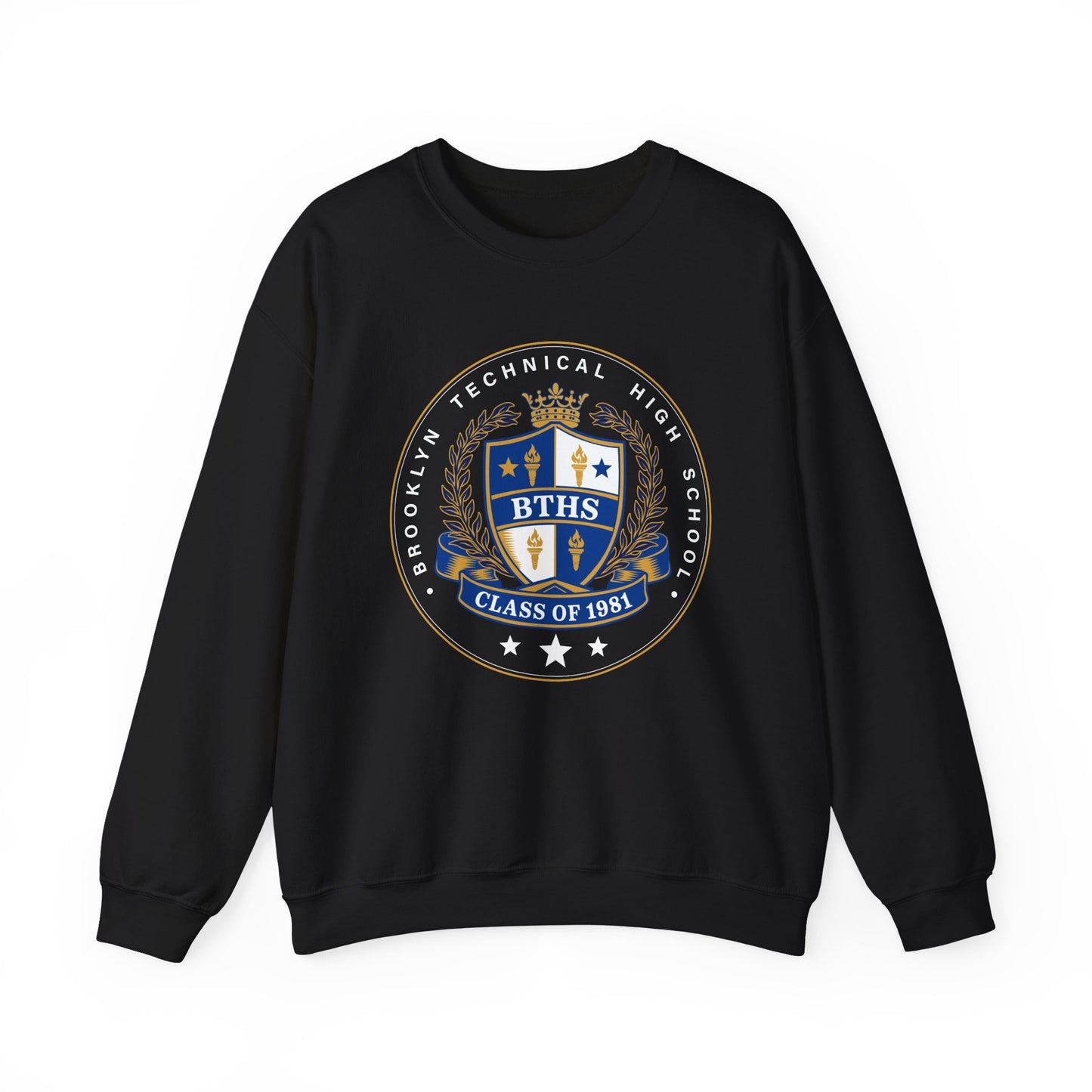 Class of 1981 - Men's Heavy Blend™ Crewneck Sweatshirt - Royal Blue Logo