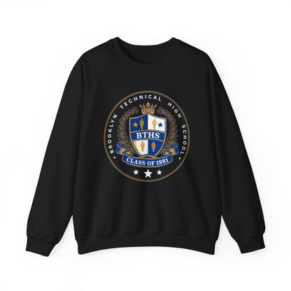 Class of 1981 - Men's Heavy Blend™ Crewneck Sweatshirt - Royal Blue Logo