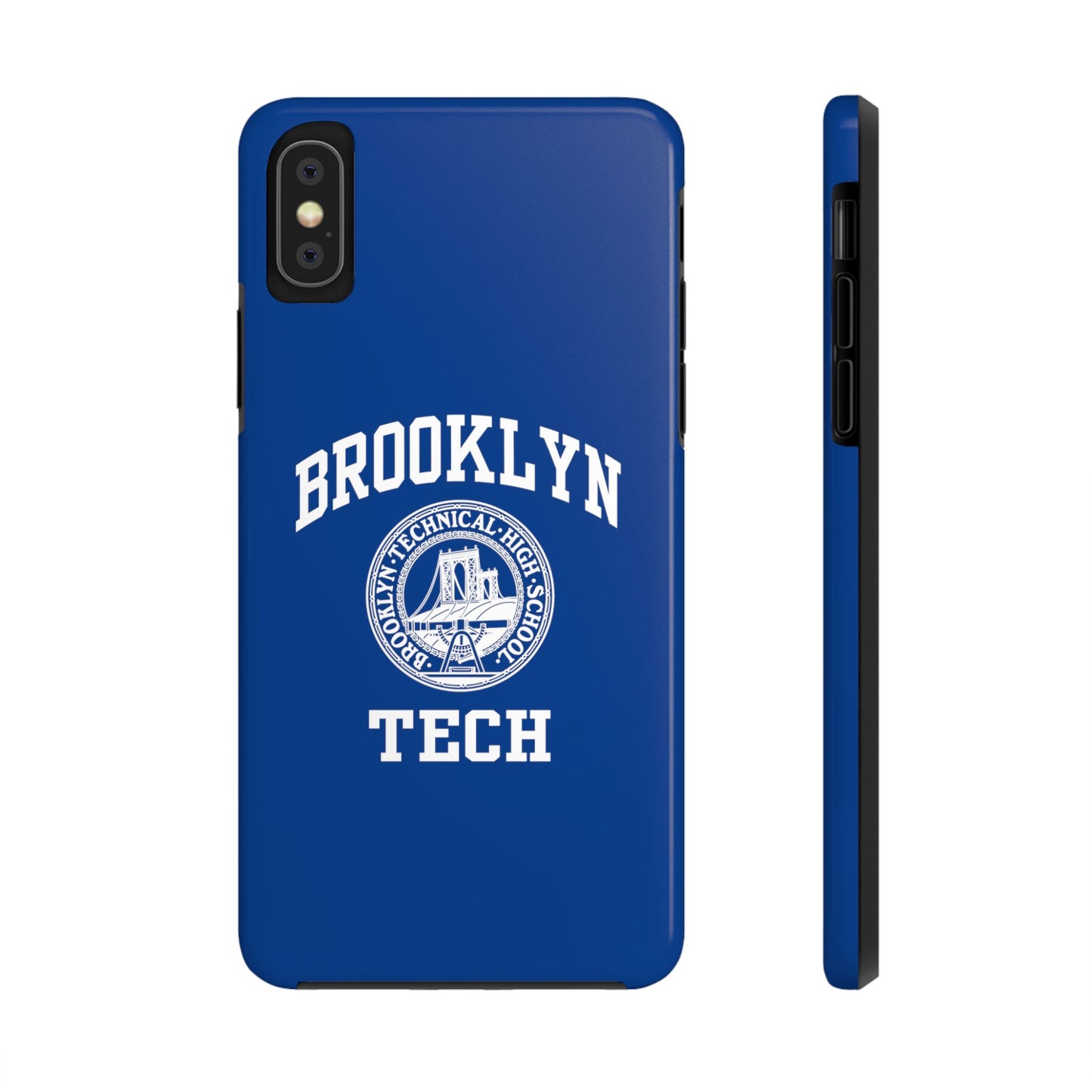 Brooklyn Tech Classic Logo - Tough Phone Cases - Navy