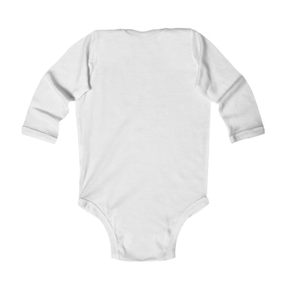 Family - Classic Tech Logo With Background - Infant Long Sleeve Bodysuit