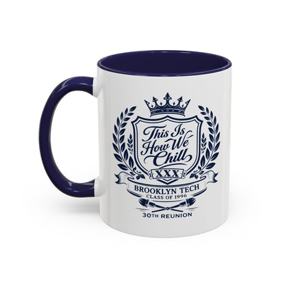 Class of 1996 30th Reunion Accent Coffee Mug — Ceramic Mug (11/15oz)