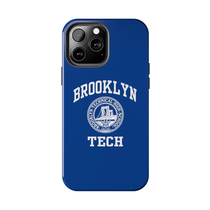 Brooklyn Tech Classic Logo - Tough Phone Cases - Navy