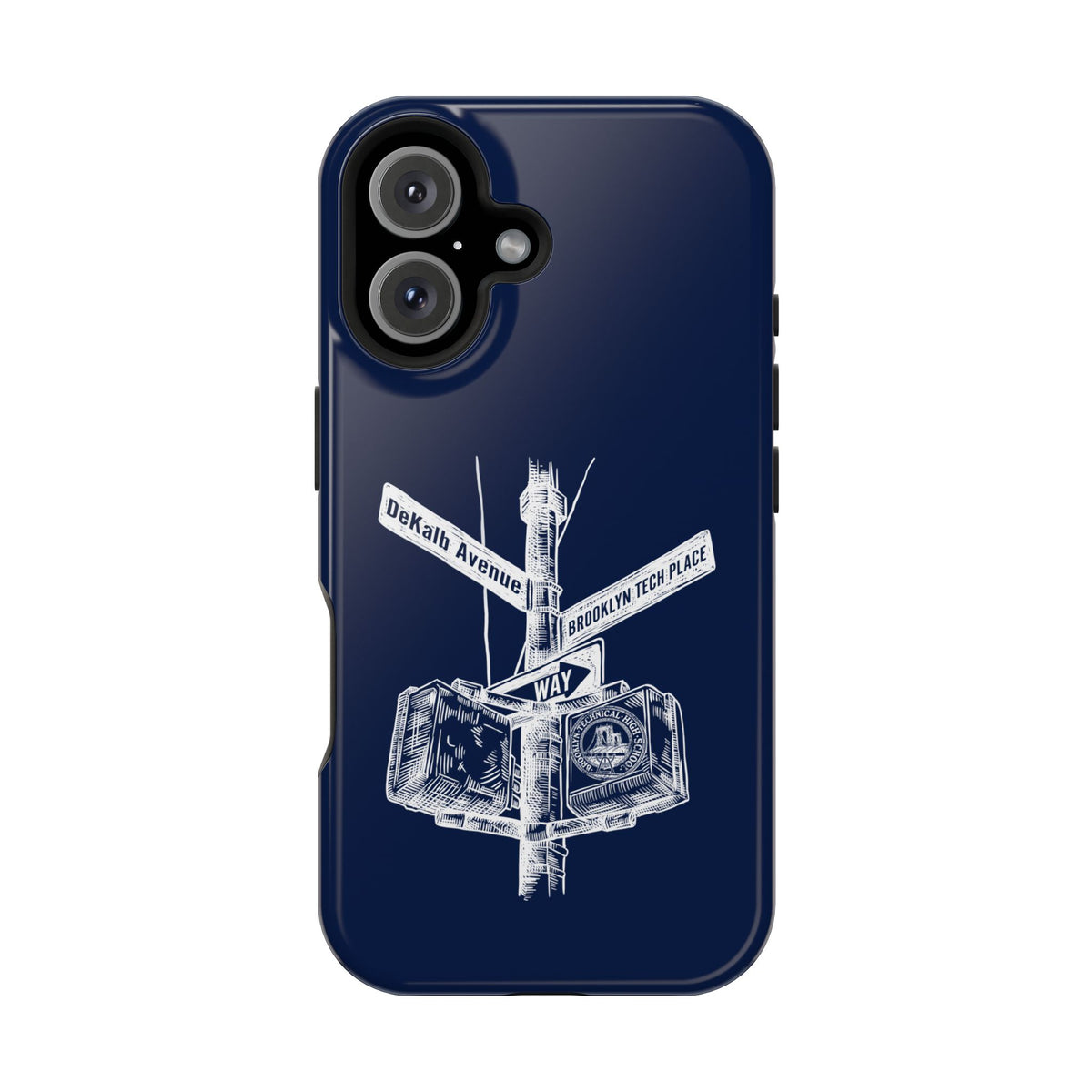Dekalb Avenue & Brooklyn Tech Pl Magnetic Phone Case