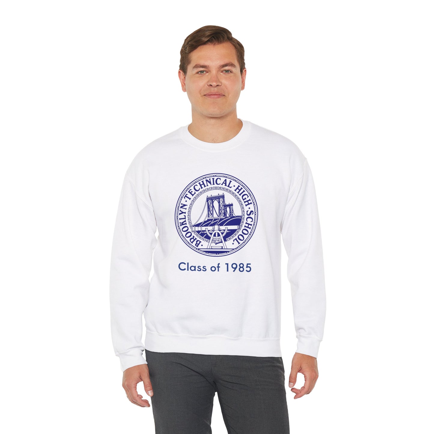 Classic Tech Seal - Men's Heavy Blend Crewneck Sweatshirt - Class Of 1985