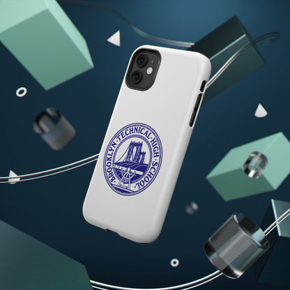 Classic Tech Seal - Impact-Resistant Phone Cases - Iphone Or Samsung - White