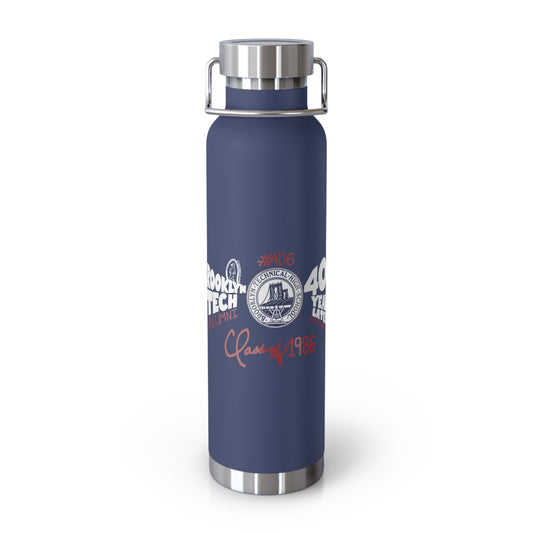 Class of 1986 40th Reunion 22oz Copper Vacuum Insulated Bottle