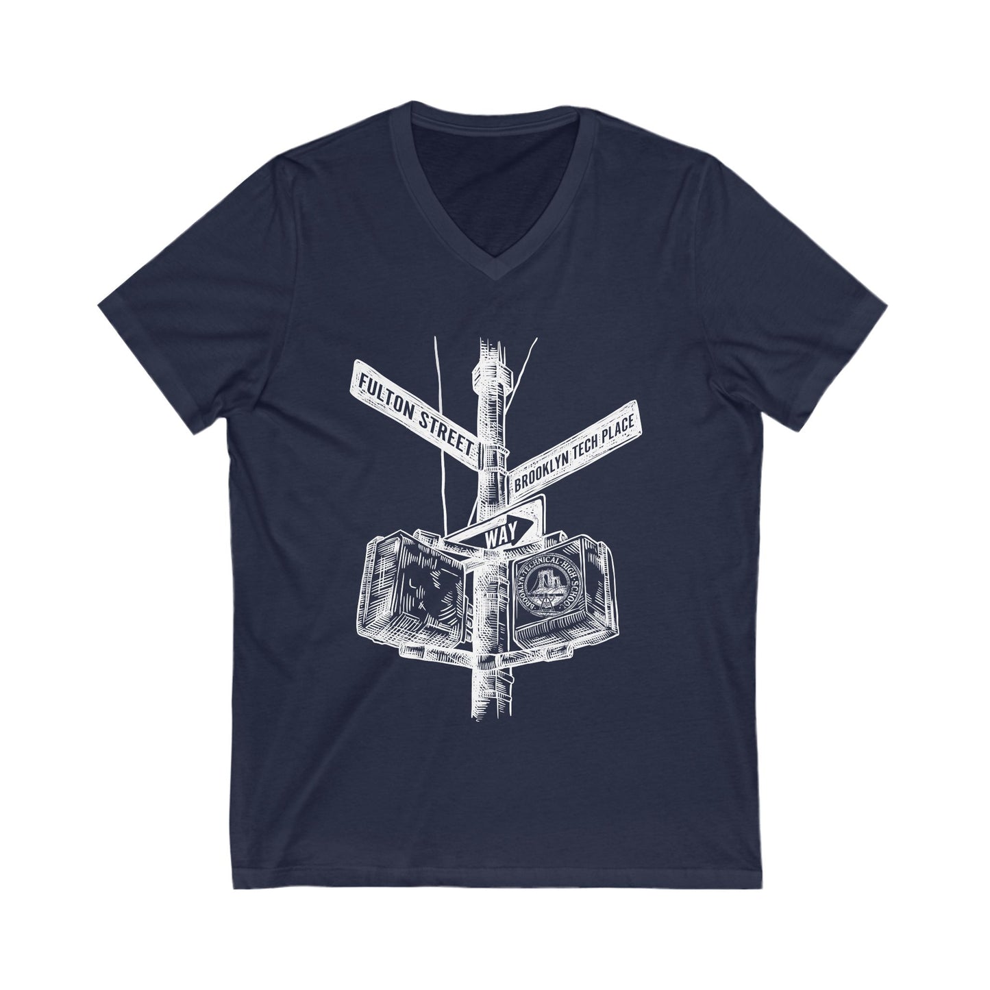 Boutique - Fulton St & Brooklyn Tech Pl - Men's V-Neck Tee