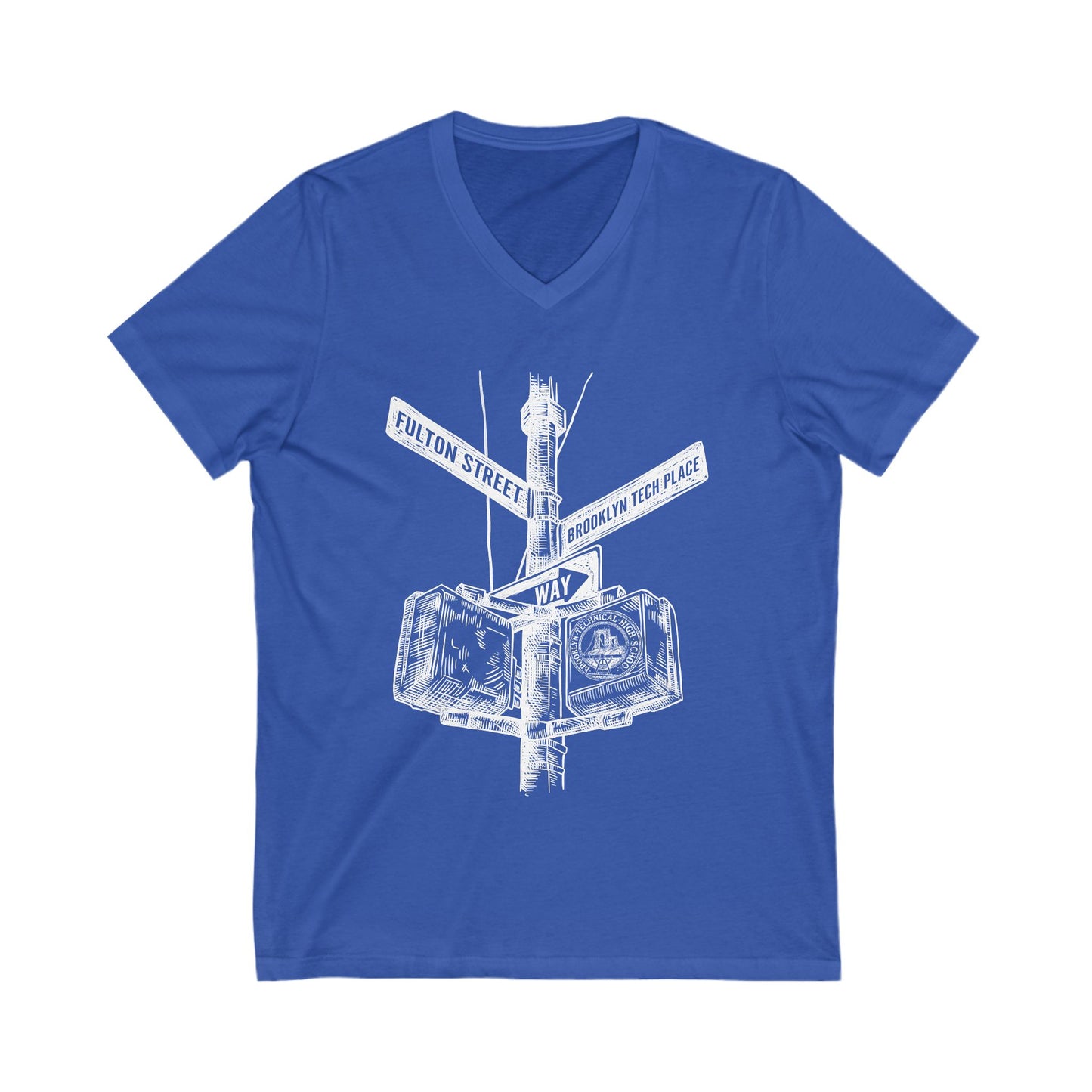 Boutique - Fulton St & Brooklyn Tech Pl - Men's V-Neck Tee