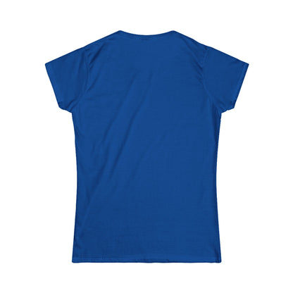 Boutique - Dekalb Ave & Brooklyn Tech Pl. - Ladies Softstyle T-Shirt - Blue Graphic