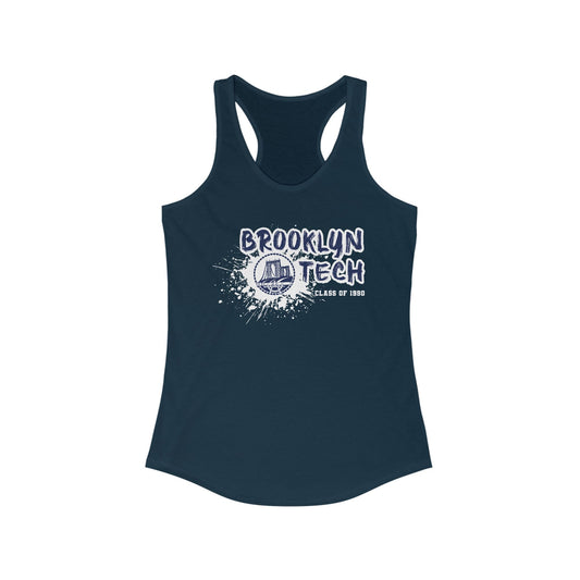Class Of 1990 Commemorative Women's Ideal Racerback Tank - White Font