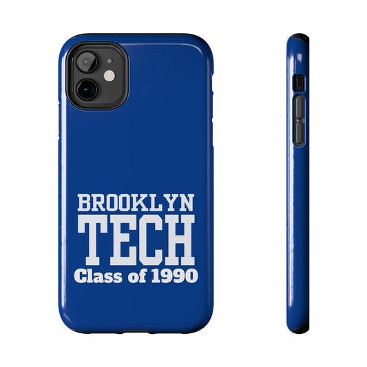 Brooklyn Tech Class of 1990 Tough Phone Case - Blue