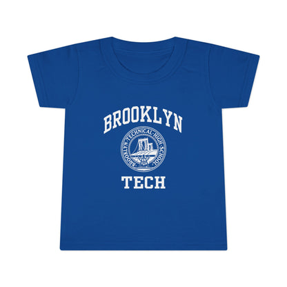 Family - Classic Brooklyn Tech Logo - Toddler Ringspun Cotton T-Shirt