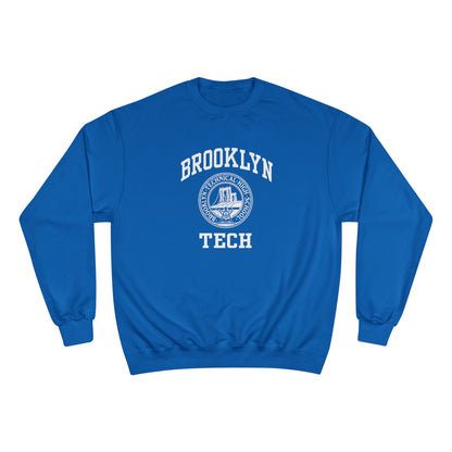 Classic Logo with Brooklyn Tech - Champion Crewneck Sweatshirt